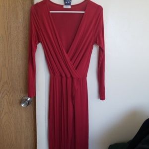 Red tobi dress